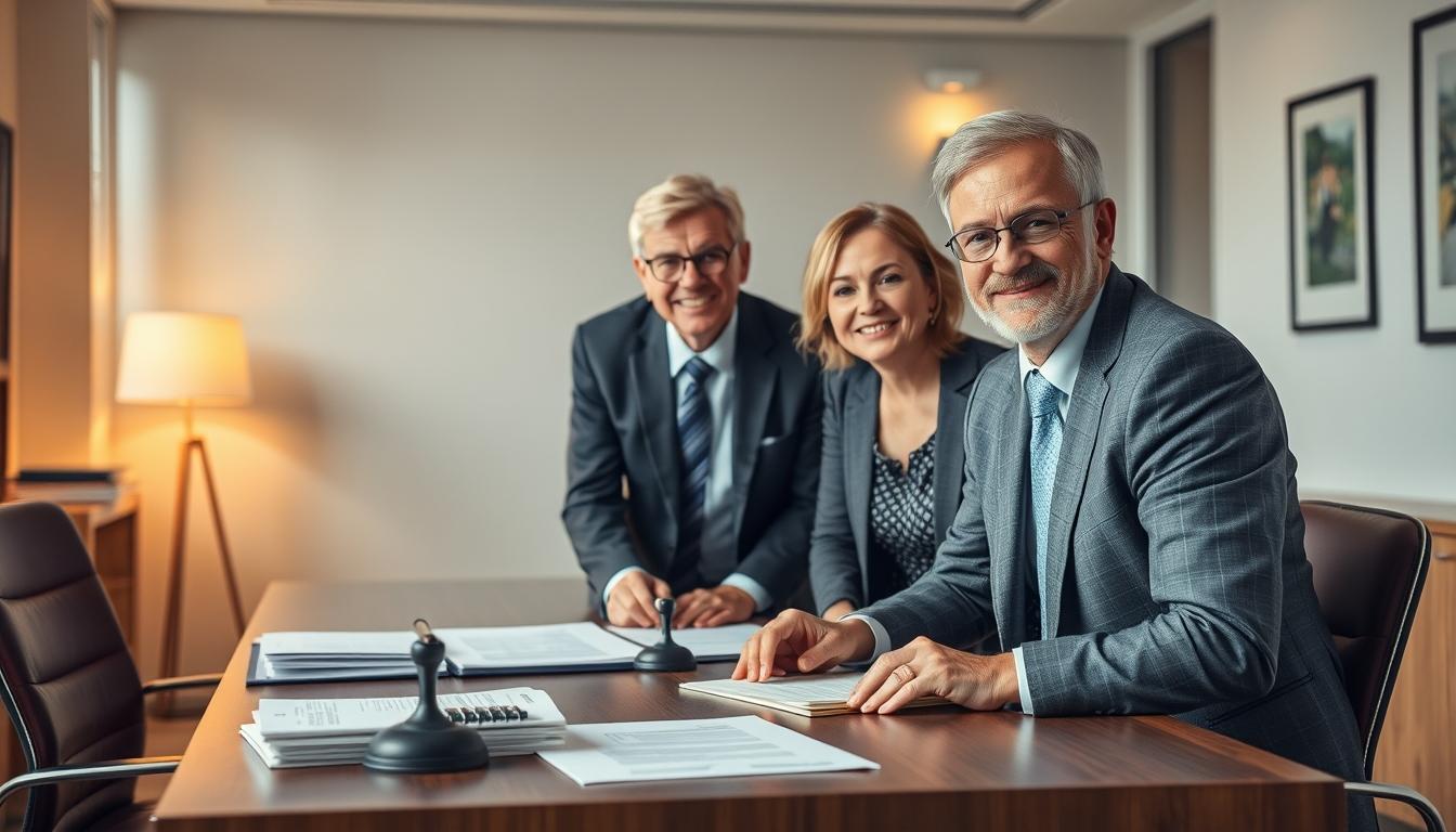 Real estate ownership transfer documents and closing confirmation